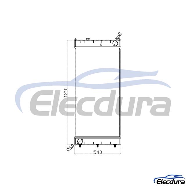 14X-03-51111 KOMATSU D65EX-16 Chladič