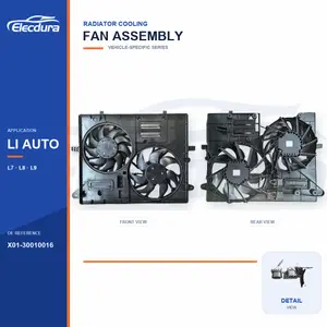 ชุดพัดลมระบายความร้อนหม้อน้ำ สำหรับ Li Auto L7 / L8 X01-30010016 การจัดหาจำนวนมาก