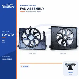 Gruppo elettroventola radiatore per Toyota Crown / Crown Kluger 16360-F0210 Fornitura in grandi quantit&agrave;