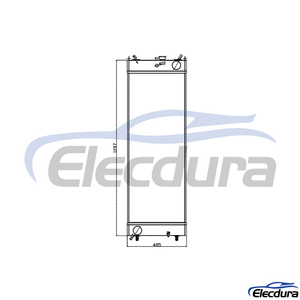 207-03-72321 โคมัตสึ PC300-8M0 หม้อน้ำ