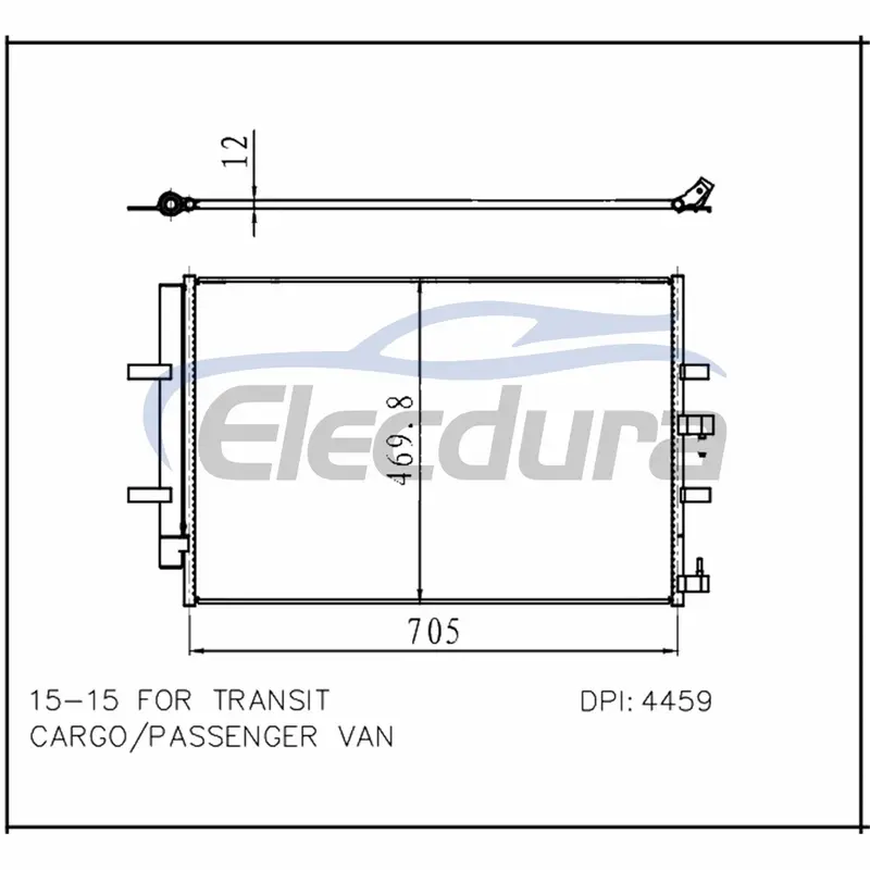 1778169 Ford Transit Cargo 2015 Kondenz&aacute;tor A/C
