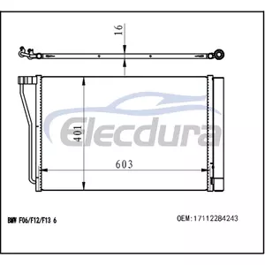 17119389419 BMW M5 2012-2019 Kondensor AC
