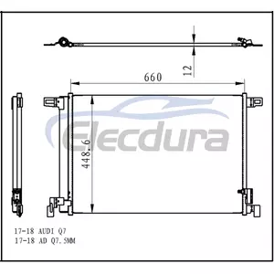 4M0816421B Audi Q7 2017-2019 Condensator A/C
