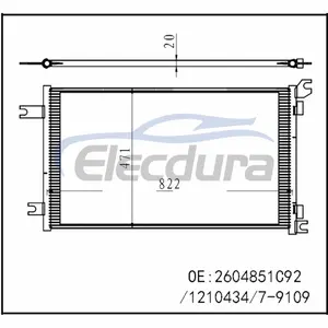 2604851C92 Internationale ProStar 2010-2014 A/C-condensor