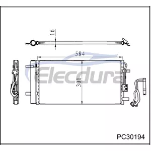 97606K9000 Hyundai Veloster N 2019–2020 A/C-Kondensatorbaugruppe