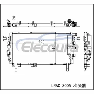 8105100K84 Great Wall Hover H5 2011+ Condensator A/C Ansamblu