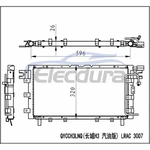 8105100-K00 Great Wall Hover 2005+ Συμπυκνωτής A/C