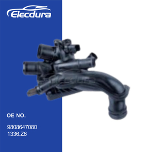 Termostat chladic&iacute; kapaliny motoru Peugeot 9808647080 pro v&yacute;měnu chladic&iacute;ho syst&eacute;mu 1.6