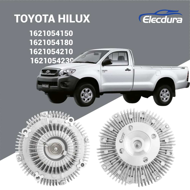 Χονδρικός συμπλέκτης ανεμιστήρα 1621054150 για Toyota Hilux 2.8 και 3.0 diesel με διμεταλλικό πηνίο υψηλής ευαισθησίας.