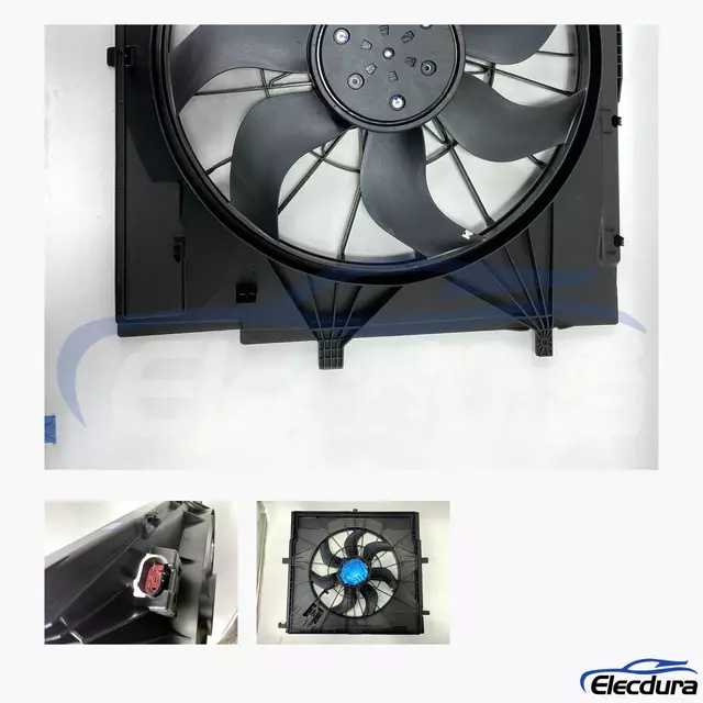 A4479060212 ชุดพัดลมระบายความร้อนหม้อน้ำ Mercedes-Benz แบบไม่มีแปรงหลังการขายขายส่ง