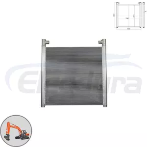 4448321 Hitachi EX200-6 Răcitor de ulei hidraulic &icirc;nlocuitor de piesă de schimb cu ridicata pentru distribuitorii de piese de excavator