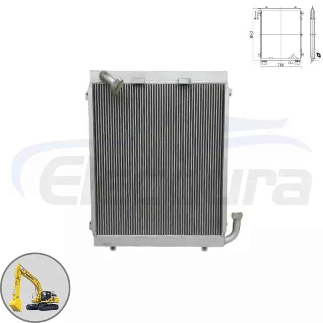 Hydraulik&ouml;lk&uuml;hler 20Y-03-21121 760 x 996 mm Gro&szlig;handelslieferant f&uuml;r Komatsu PC200-6 PC220-6 Gro&szlig;bestellung Aftermarket-Ersatz